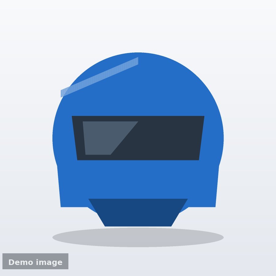Off-Road Motocross Helmet — illustration