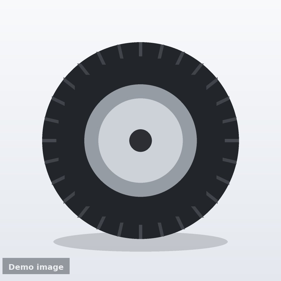 ATV Tire 25x8-12, 6-ply — illustration