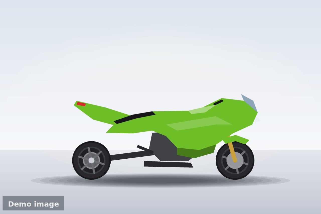 Demo image: illustration of the 2026 Kawasaki Ninja ZX-6R ABS (side view)